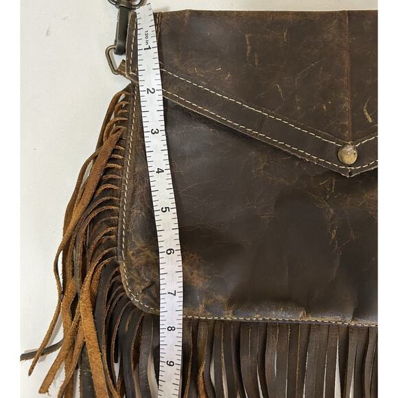 Myra Cowgirl Lover Fringe Western Bag Leather Crossbody Boho Festival Rodeo - Picture 12 of 14